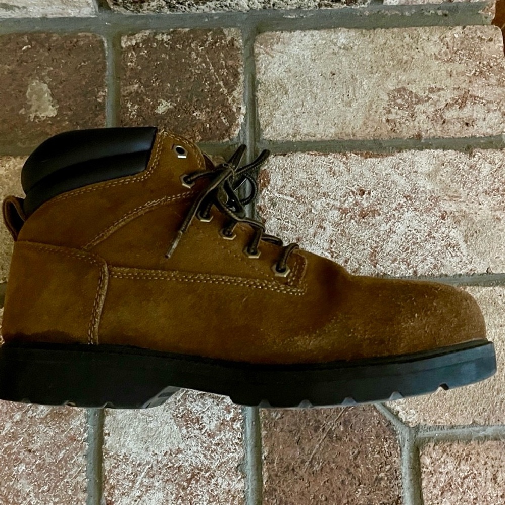 Brahma Brown Suede Safety-Toe Waterproof Work Boots Men’s Sz11